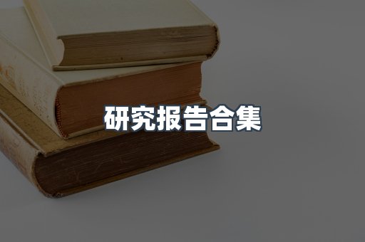 研究报告合集